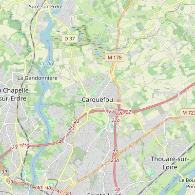 Carte de Carquefou