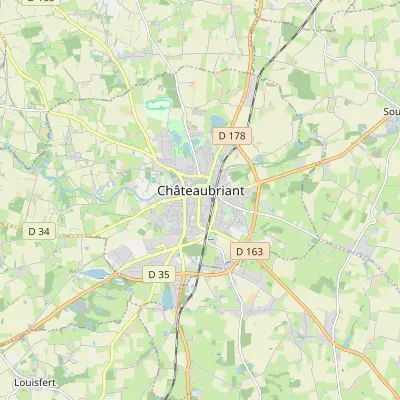 Carte de Châteaubriant